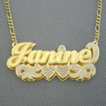 10 Karat Gold Name Necklace - featured image