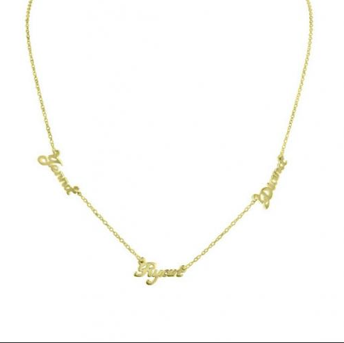 10 Karat Gold Name Necklace