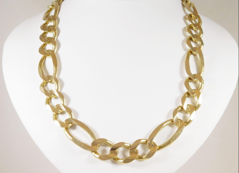 10K Gold Figaro Necklace