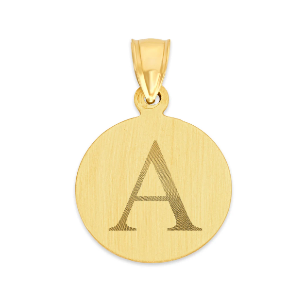 10K Gold Initial Necklace - featured image