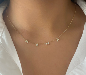 14K Gold Mom Necklace - featured image