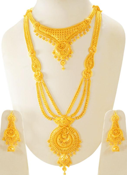 22k Gold Necklace Sets With Price In Dubai