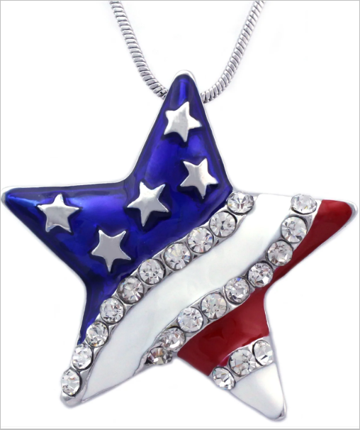 4th of july necklace - featured image