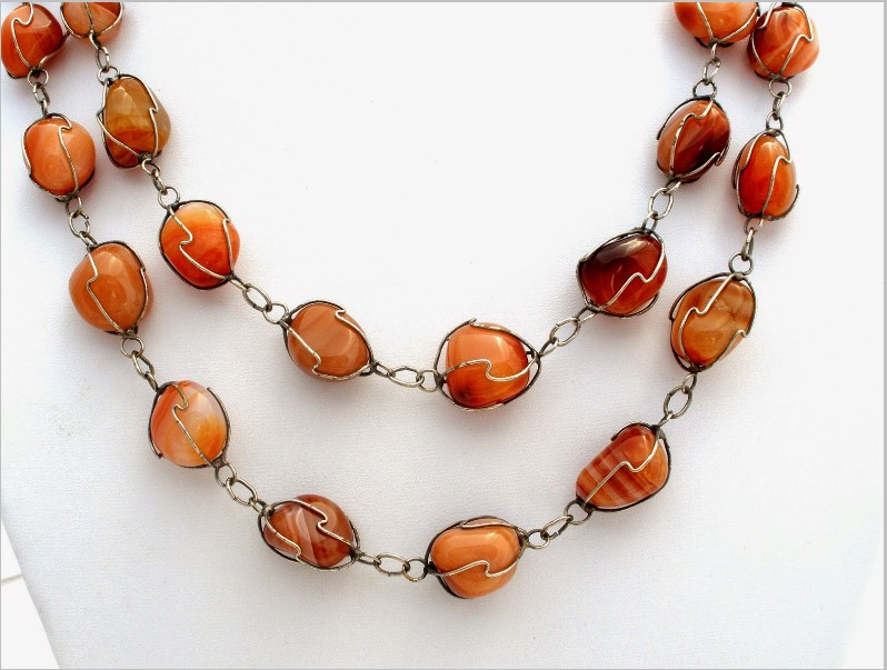 Agate Stone Necklace Price