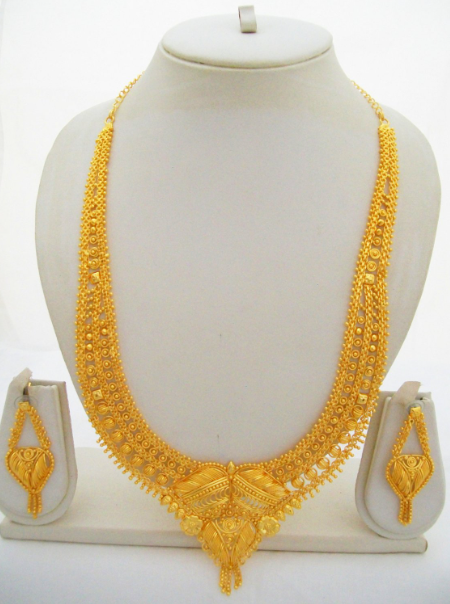 Women's 22k Gold Necklace Sets With Price