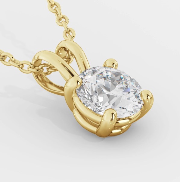 0.5 Carat Diamond Pendant Necklace