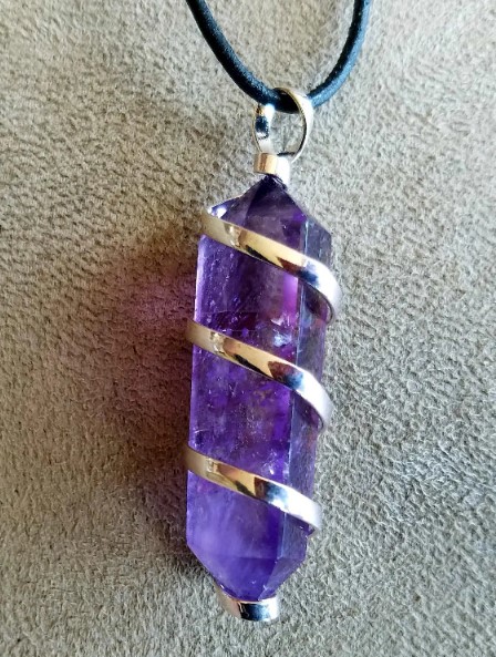 Amythyst Crystal Necklace