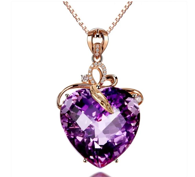 Amythyst Gemstone Necklace