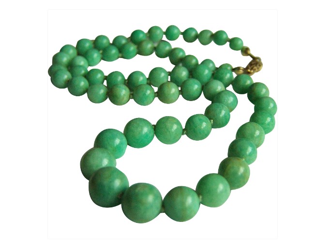 Antique Jadeite Necklace - featured image