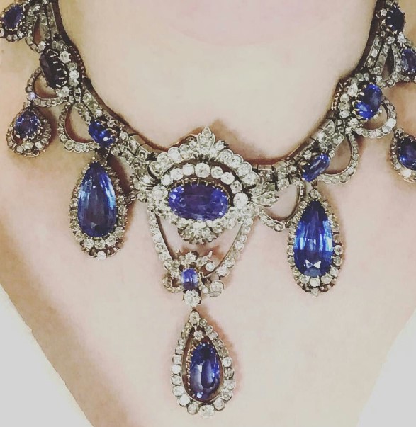 Antique Sapphire Necklace - featured image