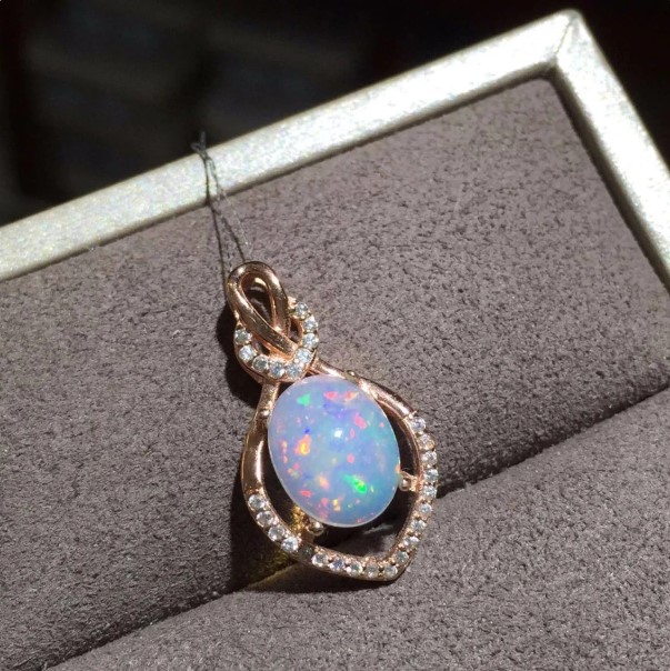 Australian Fire Opal Necklace