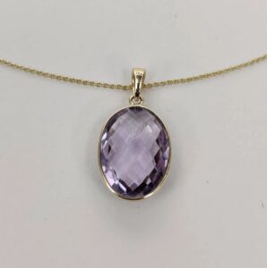 amythyst necklace​ - featured image