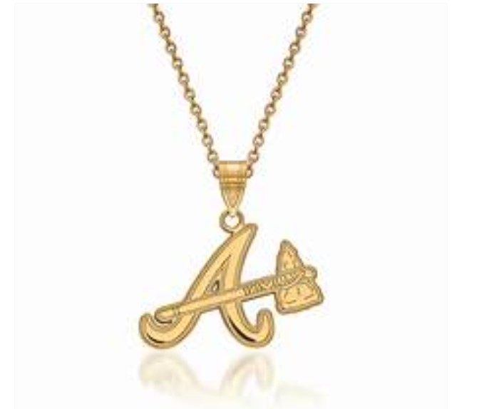 atlanta braves necklace​